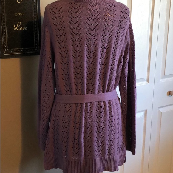 Croft & Barrow Purple Sweater Size Large - Picture 4 of 5